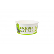Salatbecher, weiß, einwandig 750 ml
