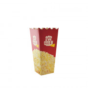 Popcorn Becher viereckig XL, 80 x 120 x 215 mm