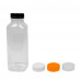 Saft- & Smoothie Flasche mit Kappe, 4-eckig, 1.000 ml