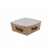 Offene Snack-Box viereckig, 110 x 110 x 51 mm